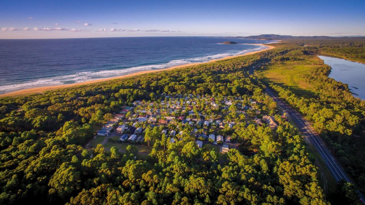 Wairo Beach Holiday Park Tabourie Lake Buitenkant foto