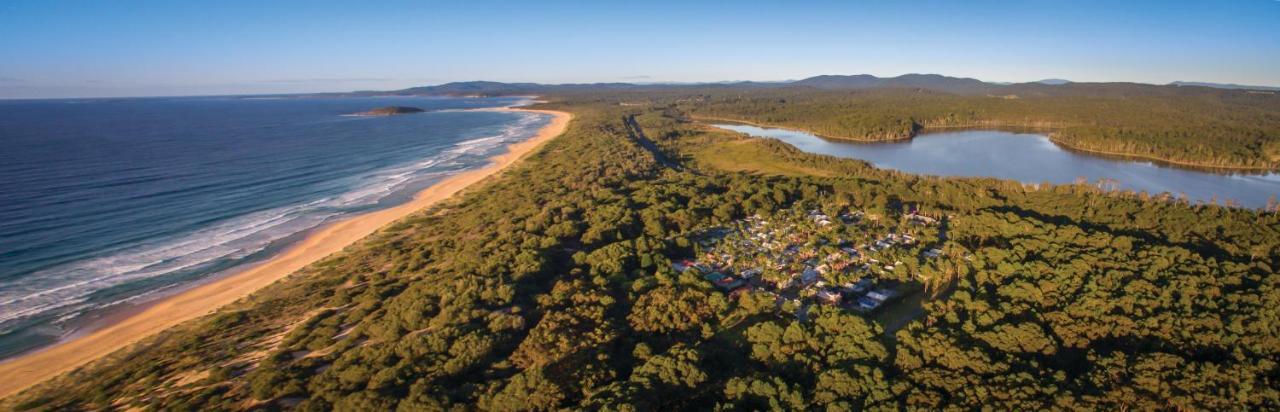 Wairo Beach Holiday Park Tabourie Lake Buitenkant foto