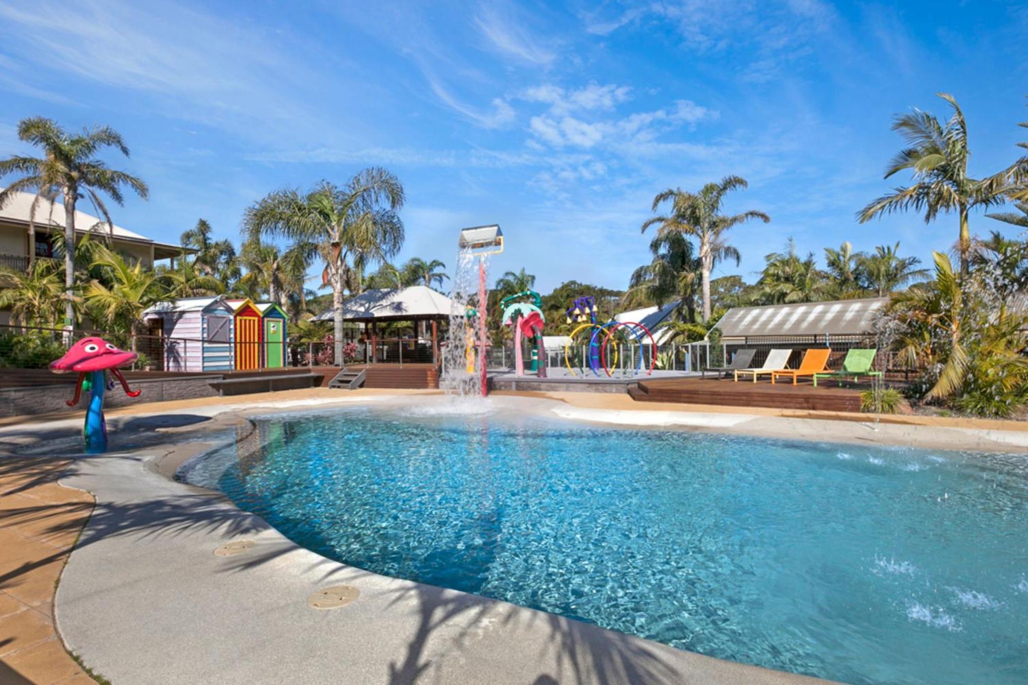 Wairo Beach Holiday Park Tabourie Lake Buitenkant foto